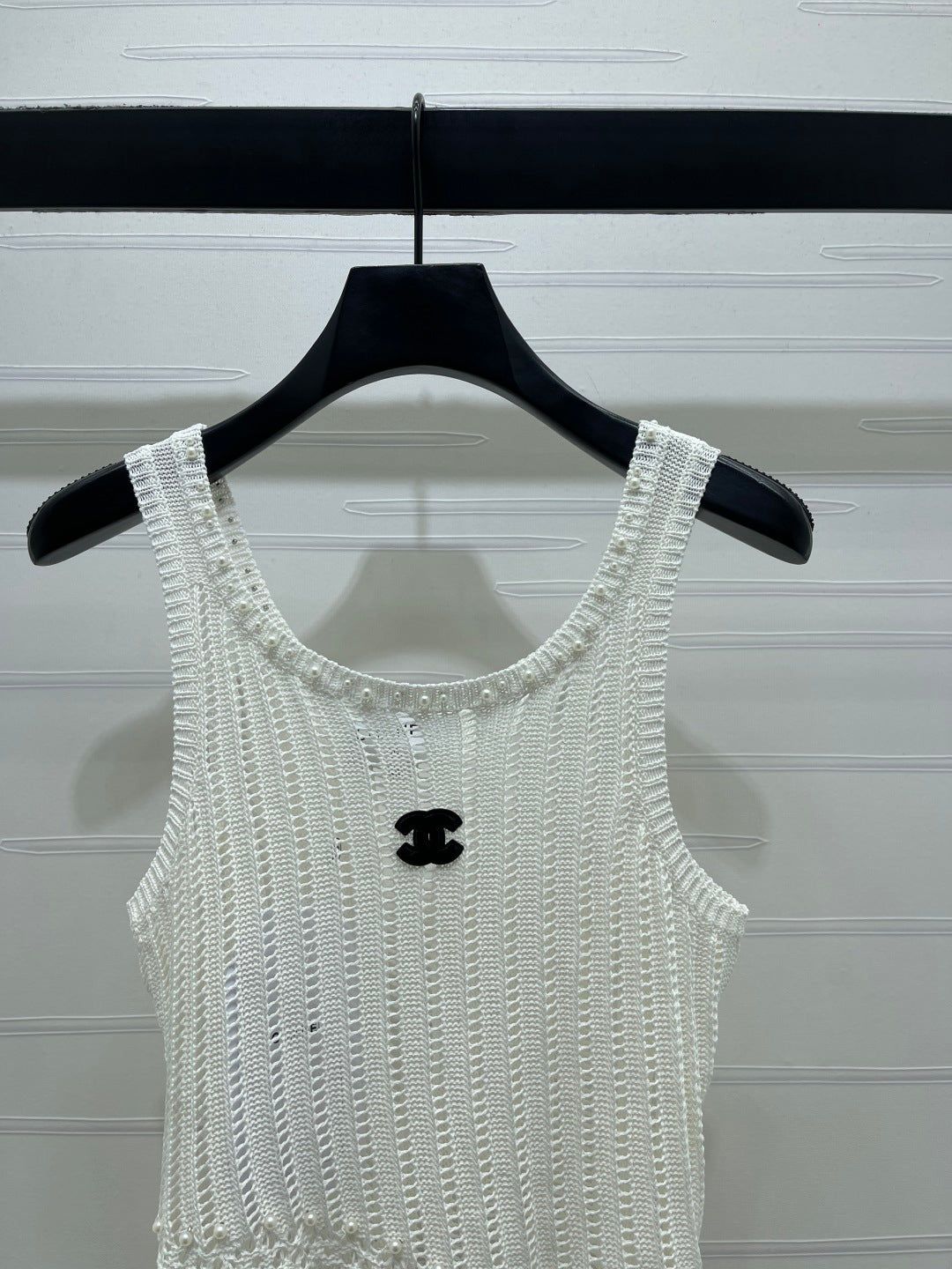 Chanel 2026 Vest Purple and White Wool 704599