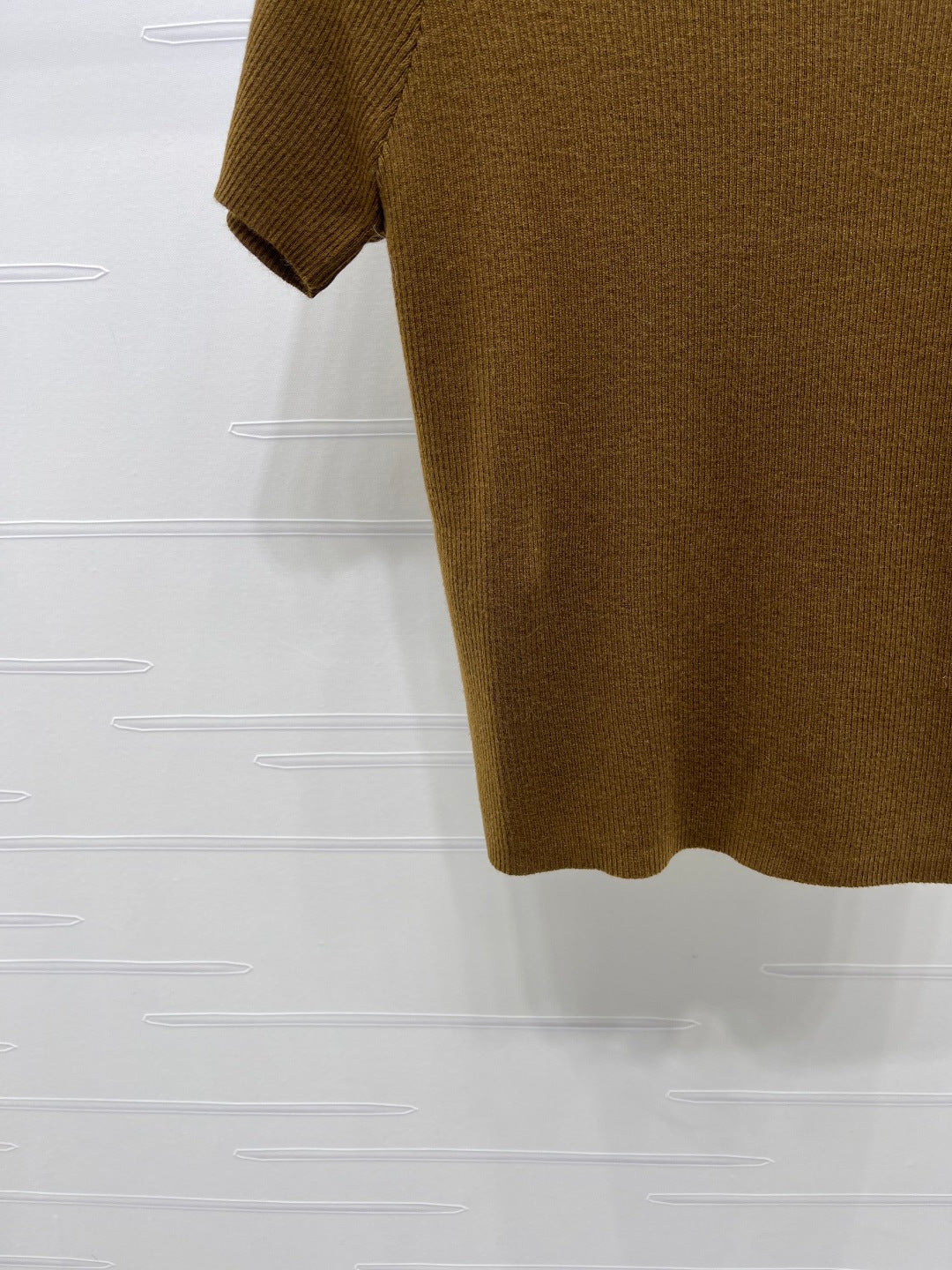 Miumiu 2026 Crew Neck Knit Short-sleeved Top Wool 356519