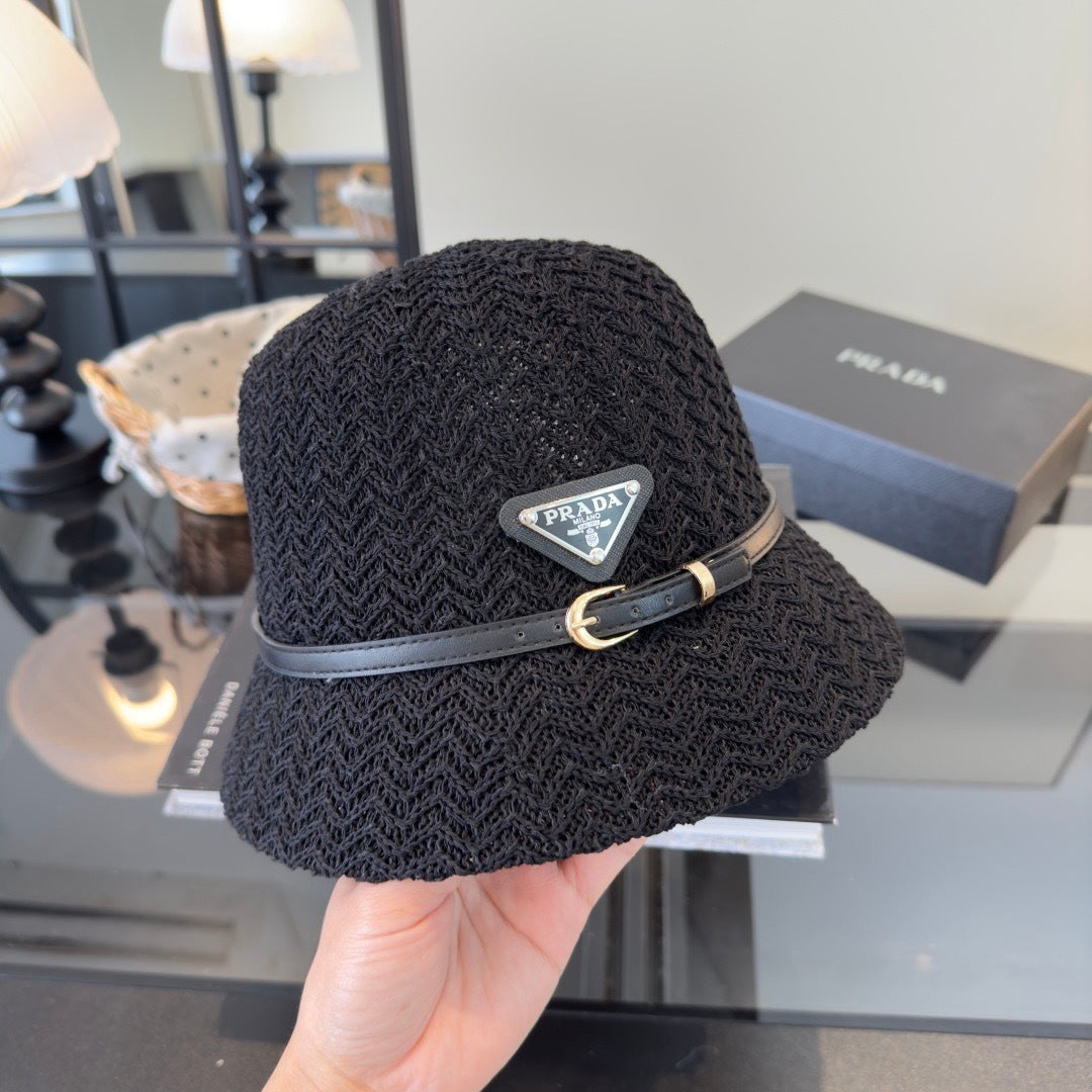 Prara Bucket Straw Hat 196104
