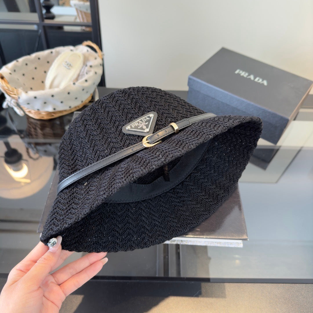 Prara Bucket Straw Hat 196104