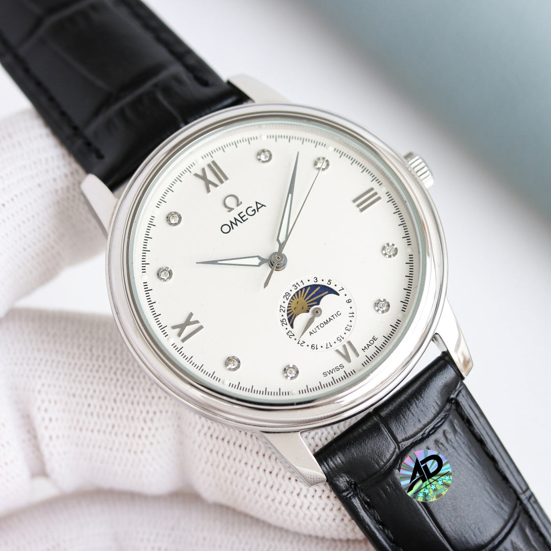 Omega De Ville Prestige 40mm Watch Leather Strap