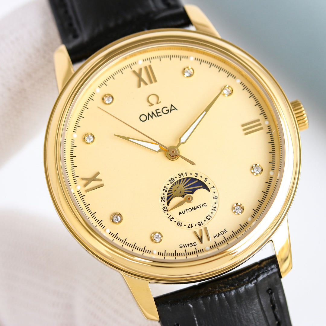 Omega De Ville Prestige 40mm Watch Leather Strap