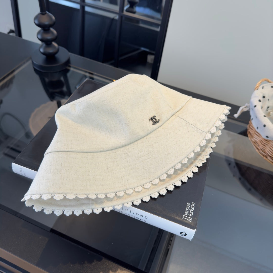 Chanel Lace Sun Hat 196101
