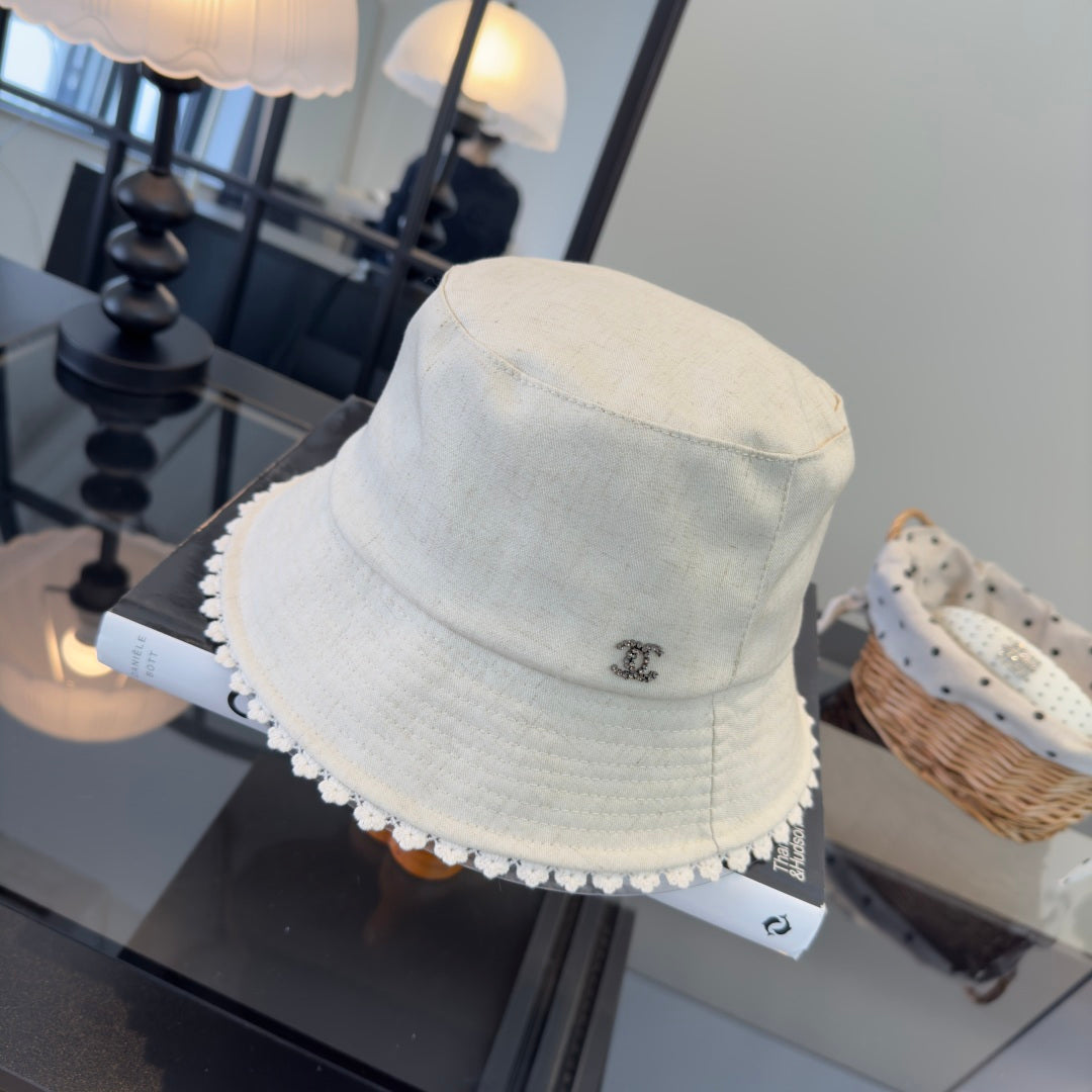Chanel Lace Sun Hat 196101