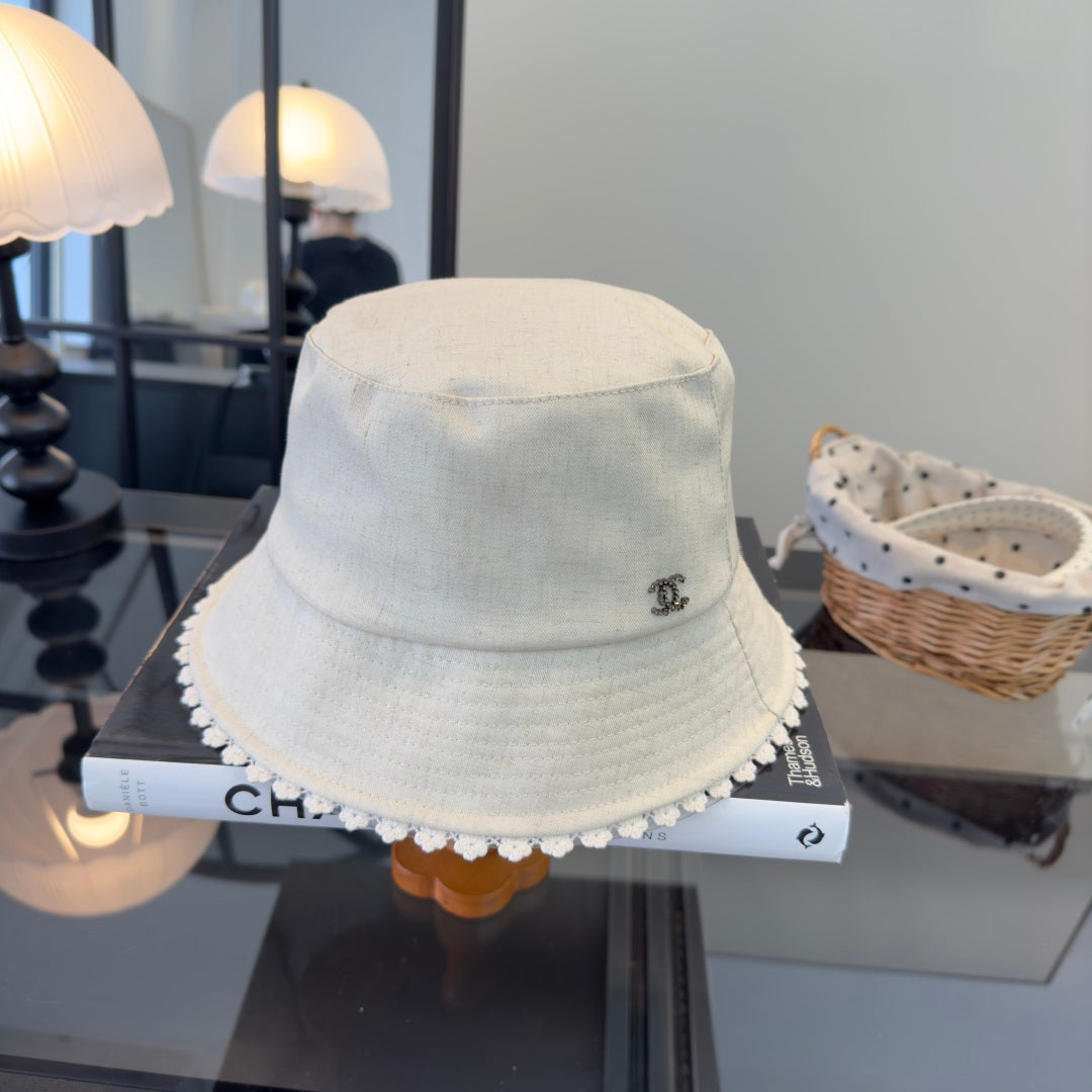 Chanel Lace Sun Hat 196101