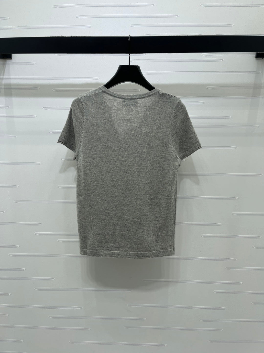 Chanel 2026 V-neck Short-sleeve Shirt Wool Cashmere