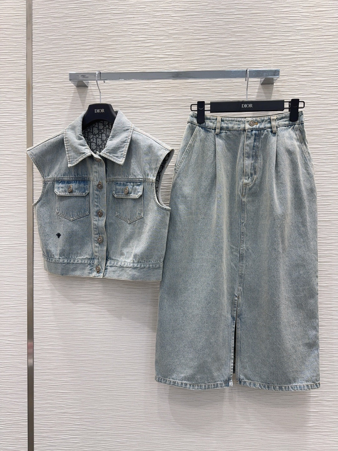 Dior 2026 Set Gray and Blue Cotton