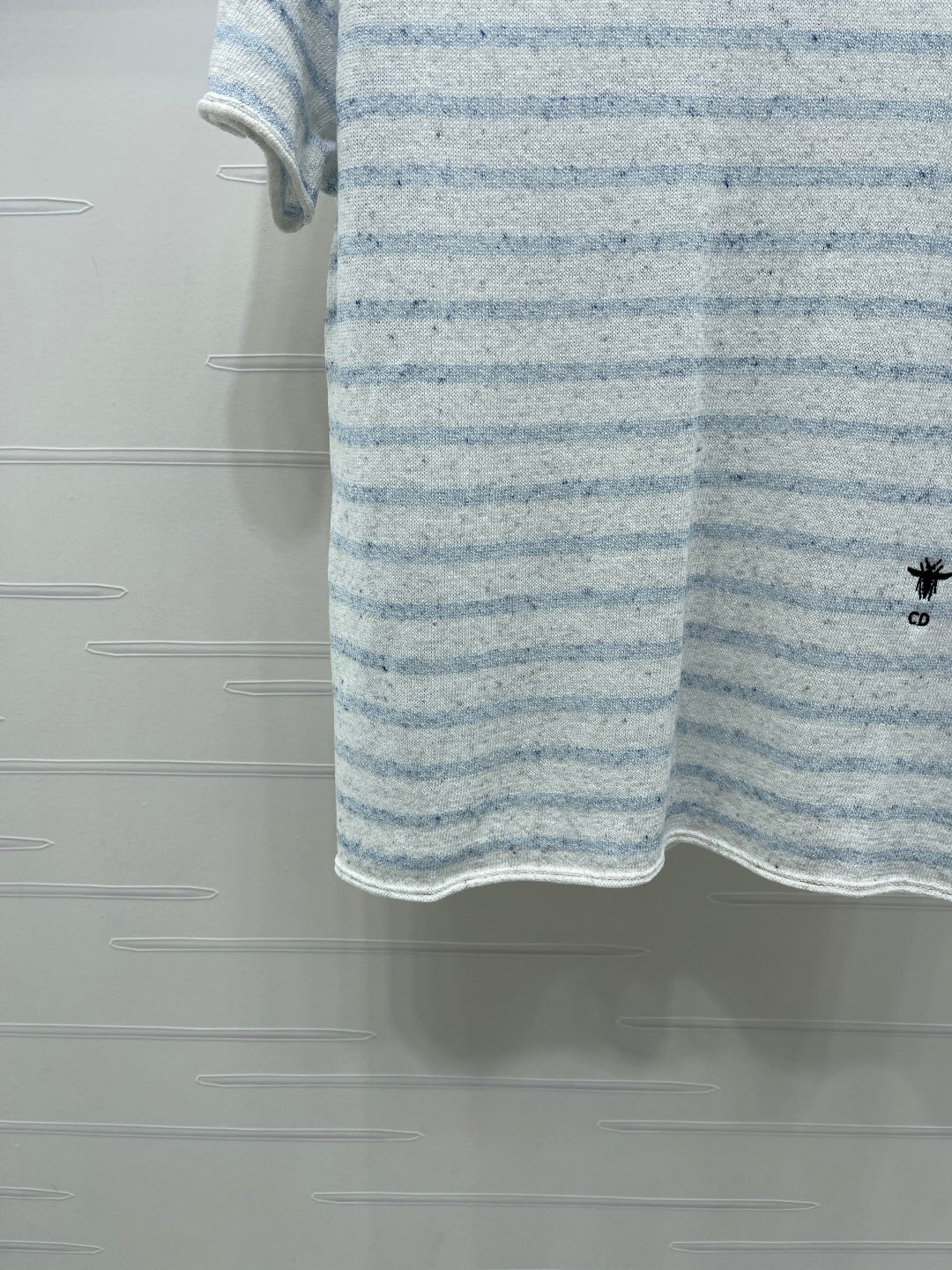 Dior 2026 Striped T-shirt Blue and Pink Wool