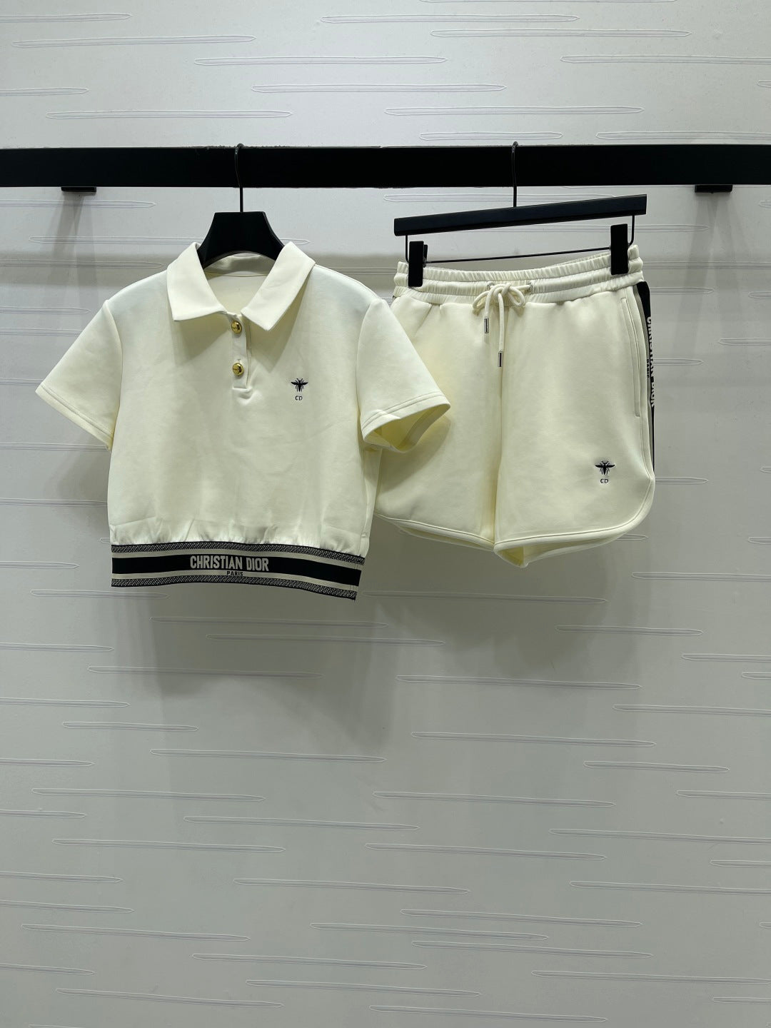 Dior 2026 Set Cream Black Cotton Polyester