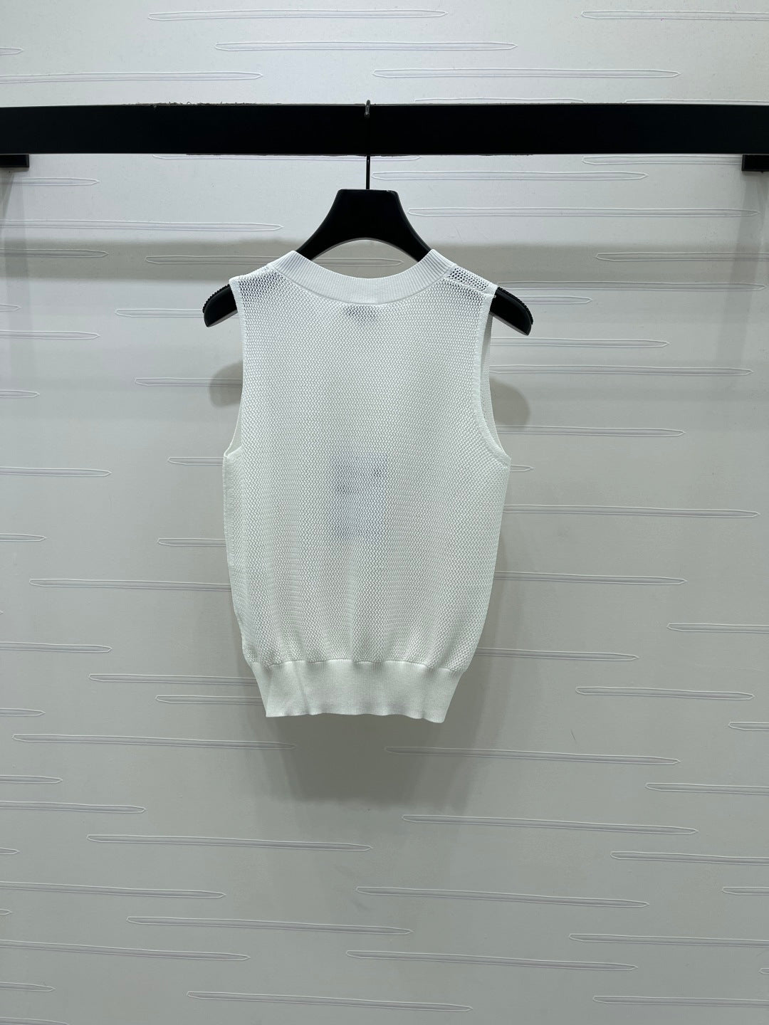 Chanel 2026 Vest Black and White Silk Polyester 136355