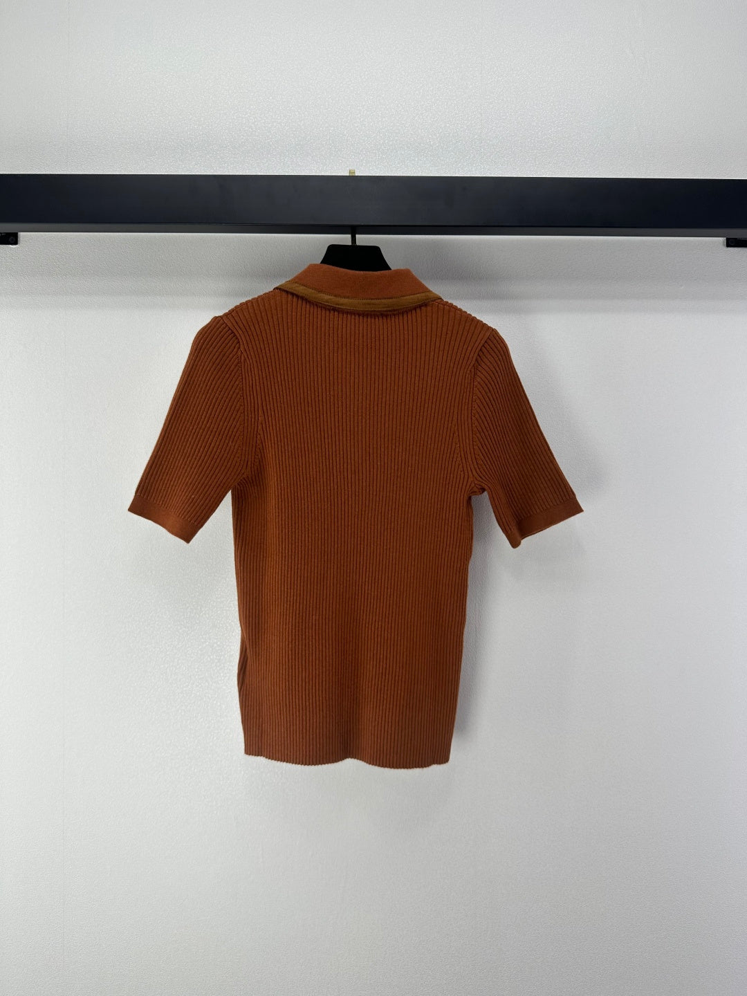 Miumiu 2026 Half-zip Knit Polo Shirt Wool 362412