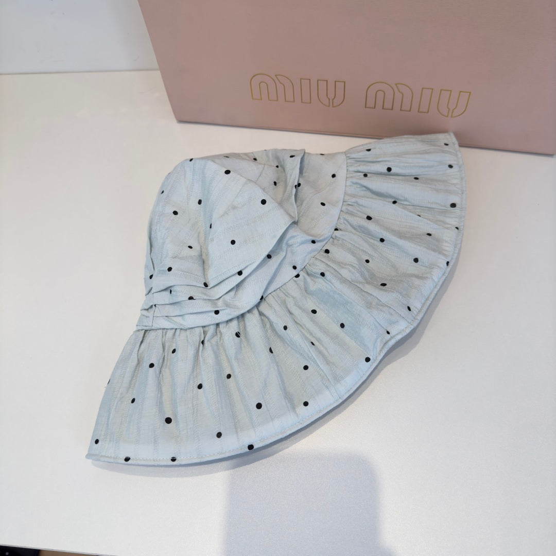 Miu Miu Polka-dot Bucket Hat 220887