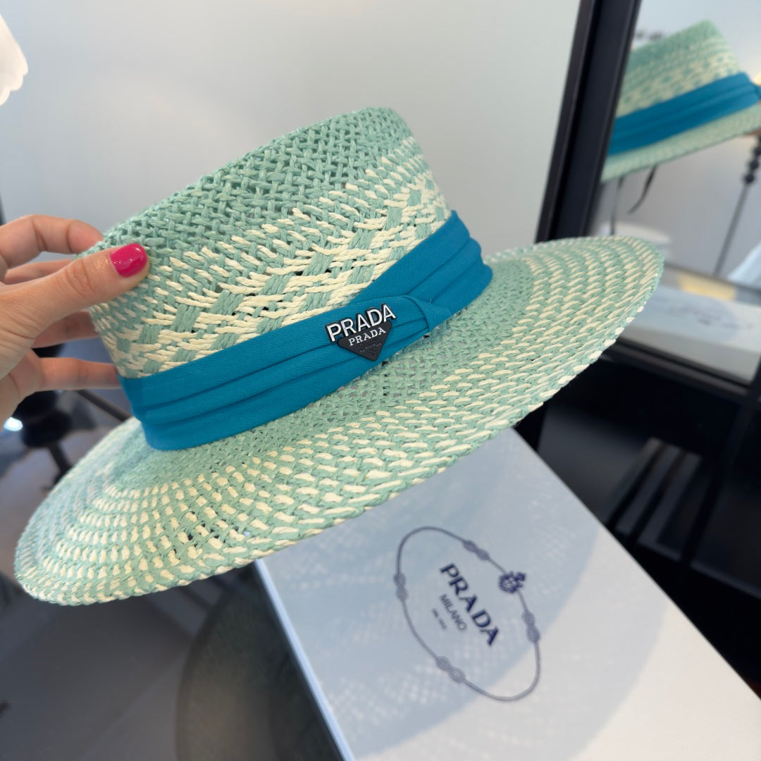 Prada Straw Sun Hat 262171
