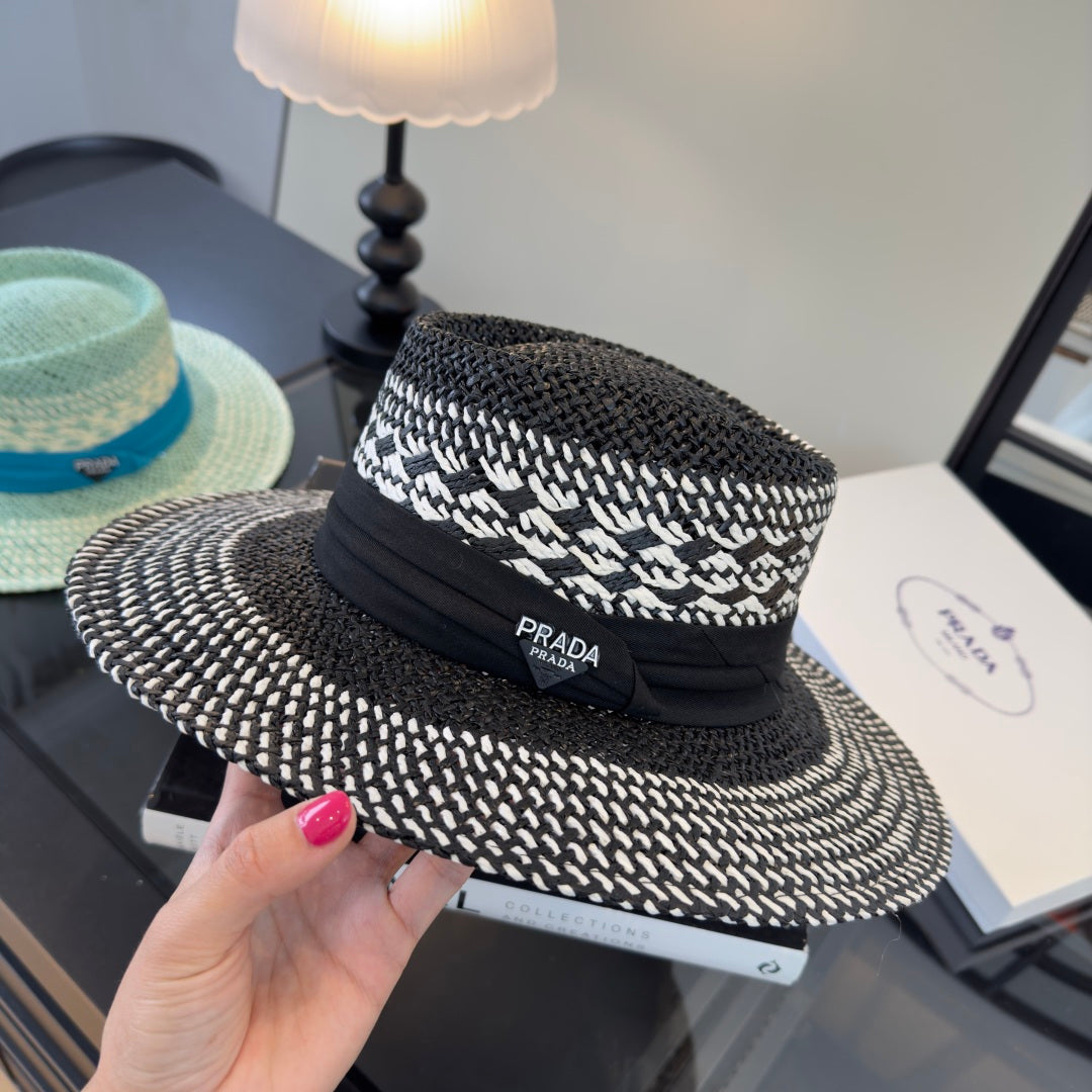Prada Straw Sun Hat 262171