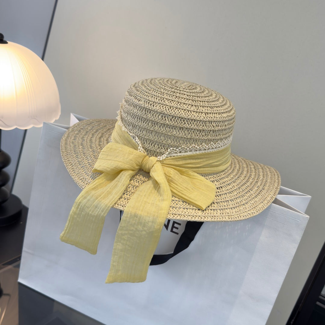 Celine Flat-top Straw Hat 262175