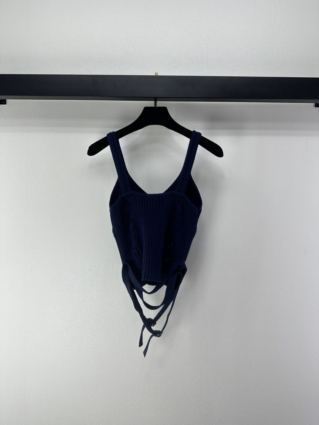 Chanel 2026 Hollow-out Knit Camisole Cotton Polyamide 366049