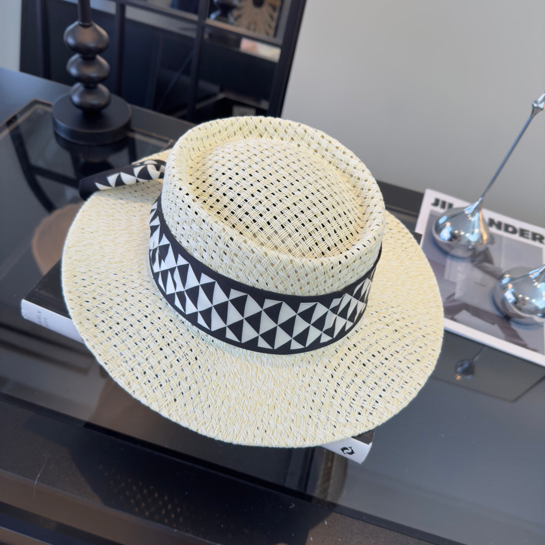 Prada Straw Brim Hat 229334
