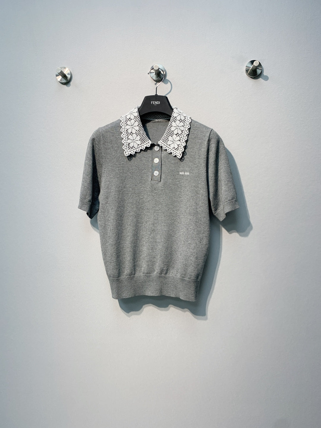 MiuMiu 2026 Polo Shirt Wool 371434
