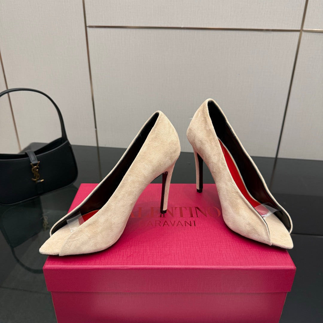 VT 26s High Heel Sandals 110 Suede Leather 725470