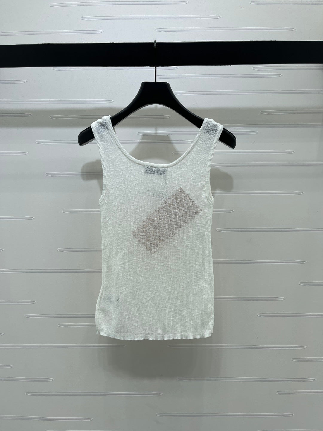 Miumiu 2026 Logo Knitted Vest Wool 375016