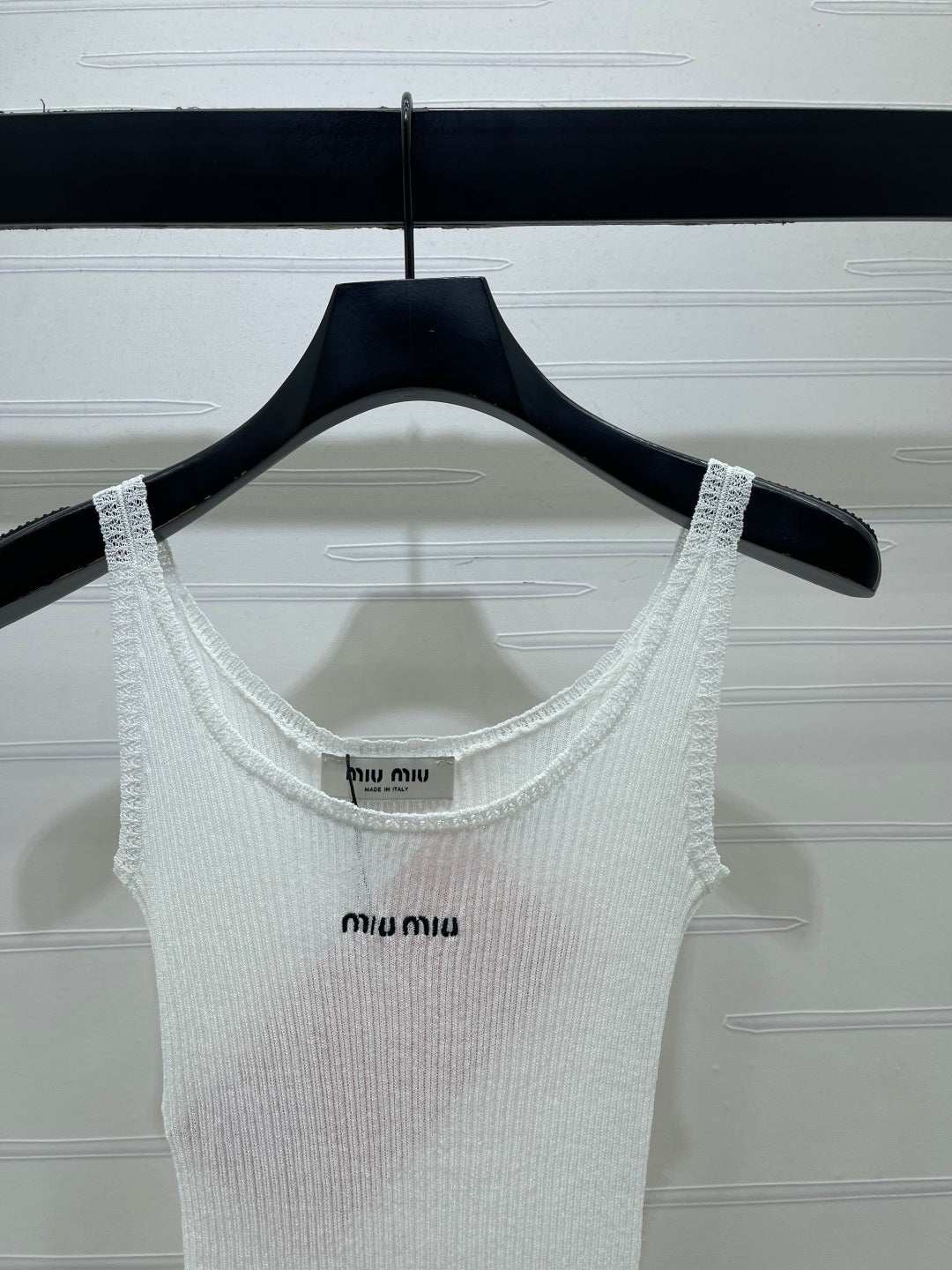 Miumiu 2026 Camisole Knitted Vest Wool 375076