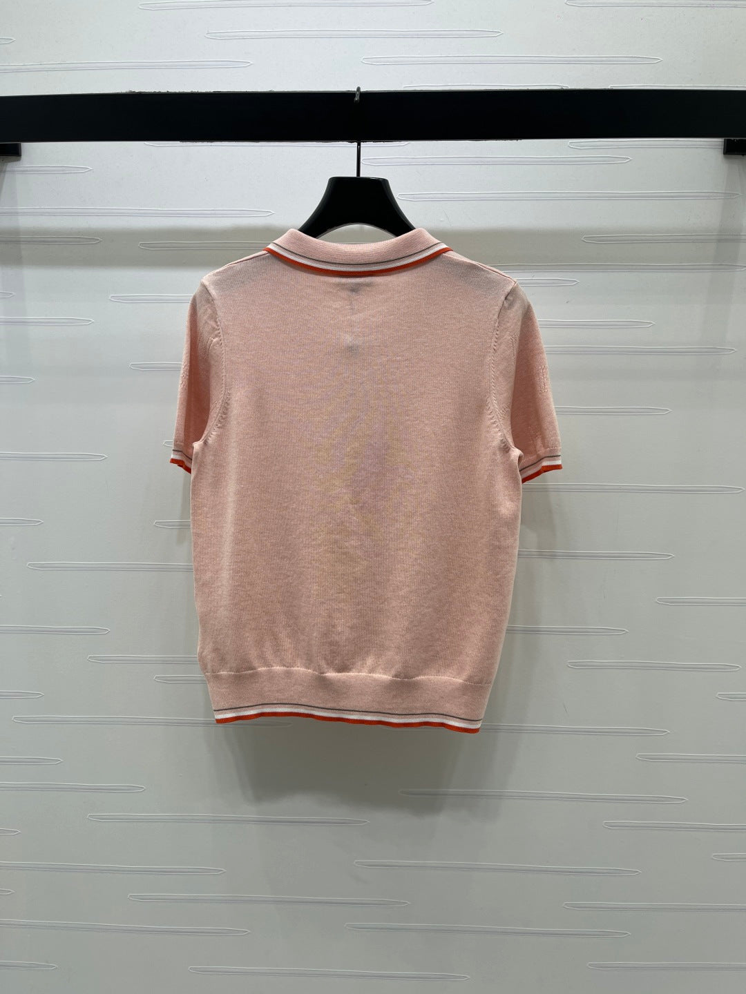 Chanel 2026 Collar Short-sleeved Shirt Cotton Cashmere 380719
