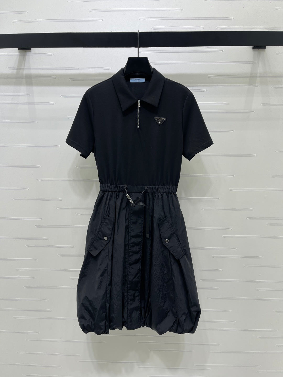 Prada 2026 Drawtring Dress Cotton Polyester 391498