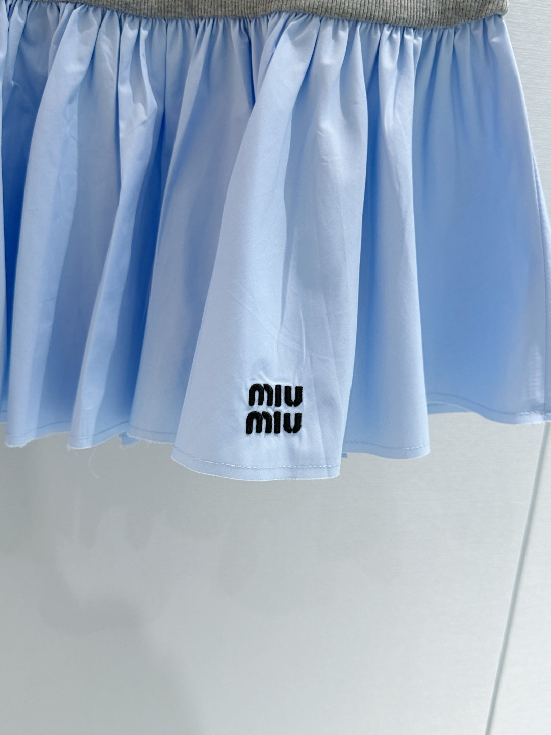 Miumiu 2026 Strapless Dress Cotton 444940