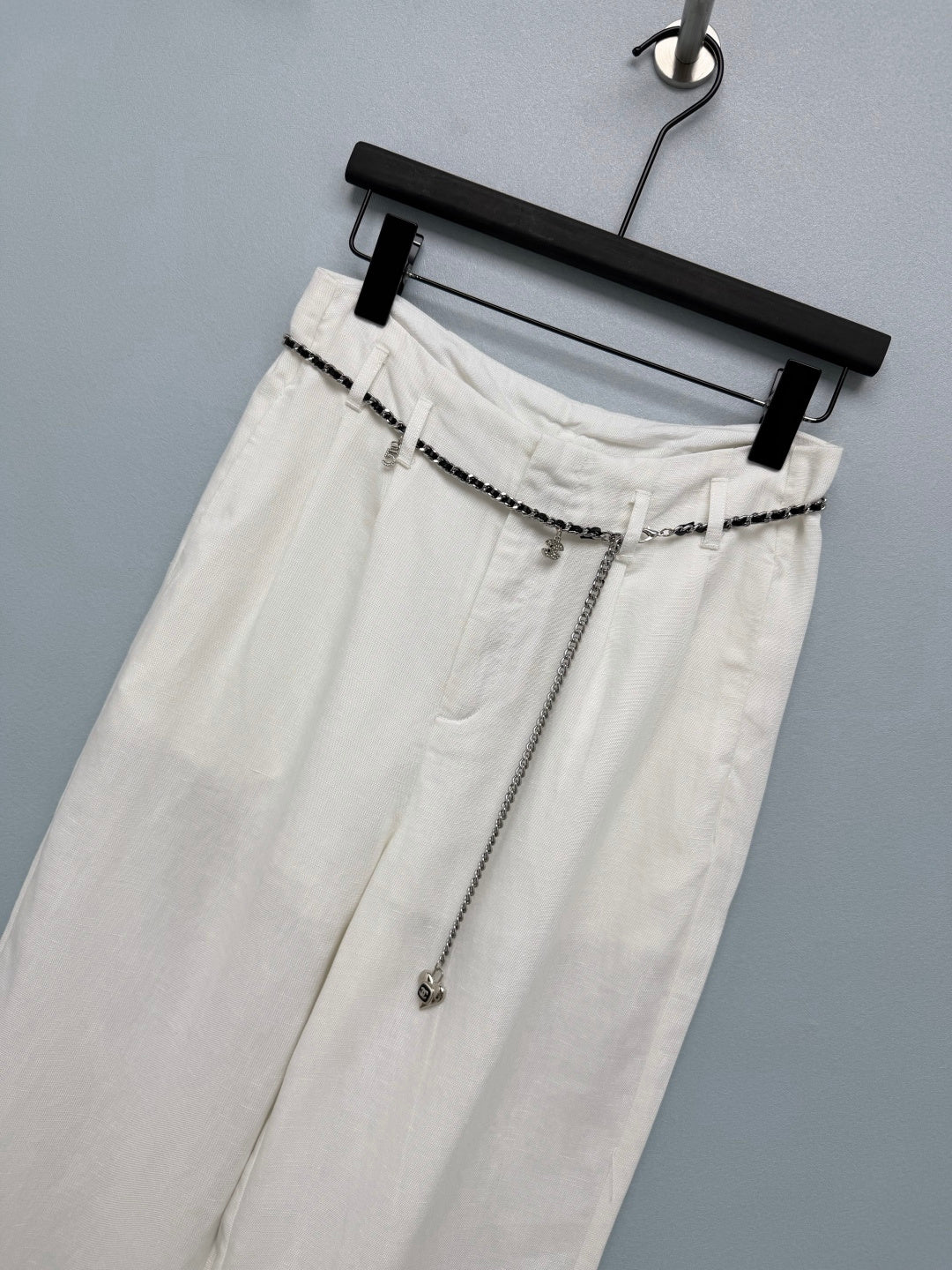 Chanel 2026 Blend Wide-Leg Trousers Linen 392376