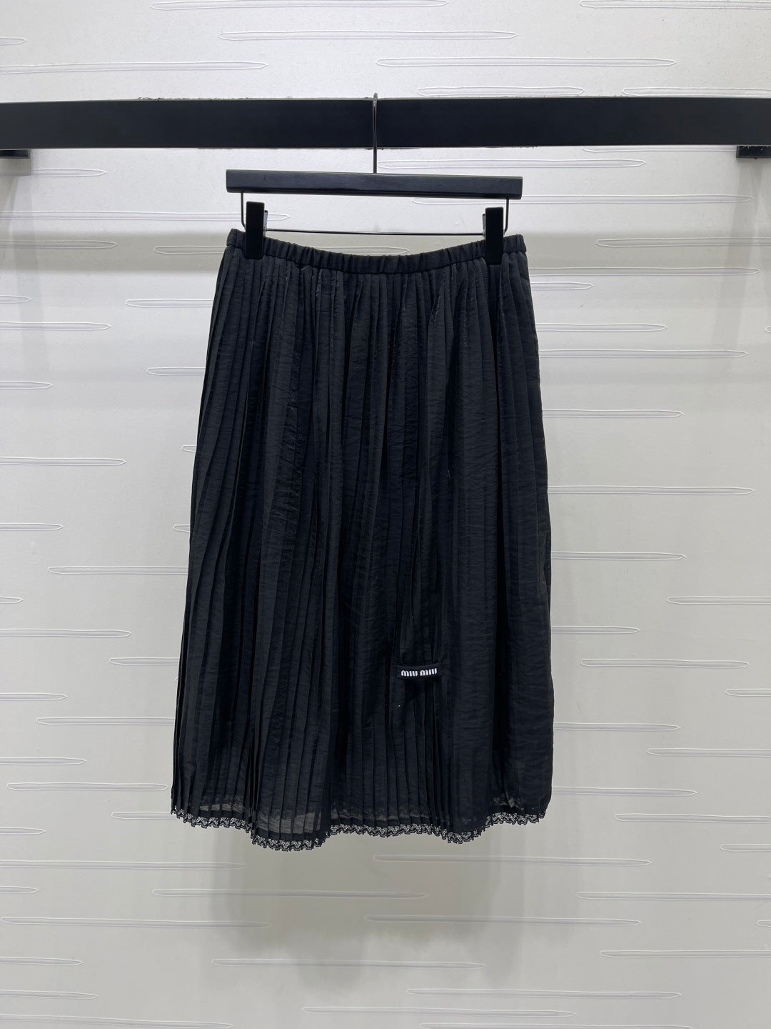 Miumiu 2026 Midi Skirt Cotton Linen 392682
