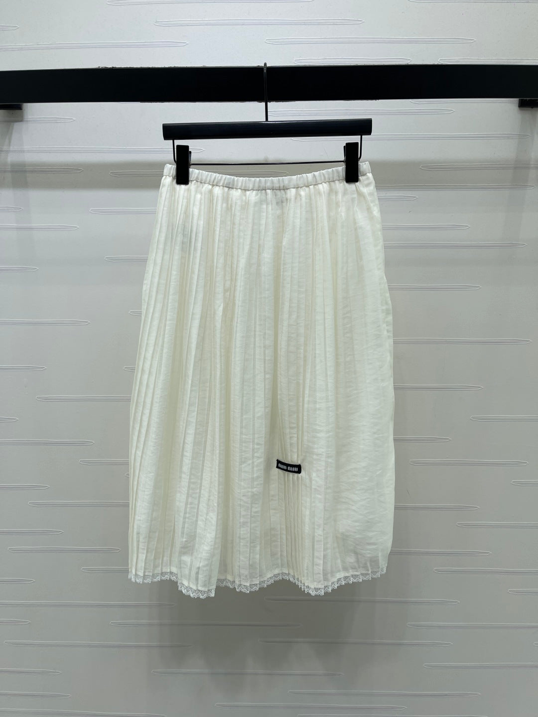 Miumiu 2026 Midi Skirt Cotton Linen 392682