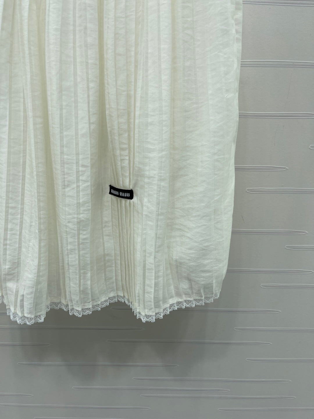 Miumiu 2026 Midi Skirt Cotton Linen 392682