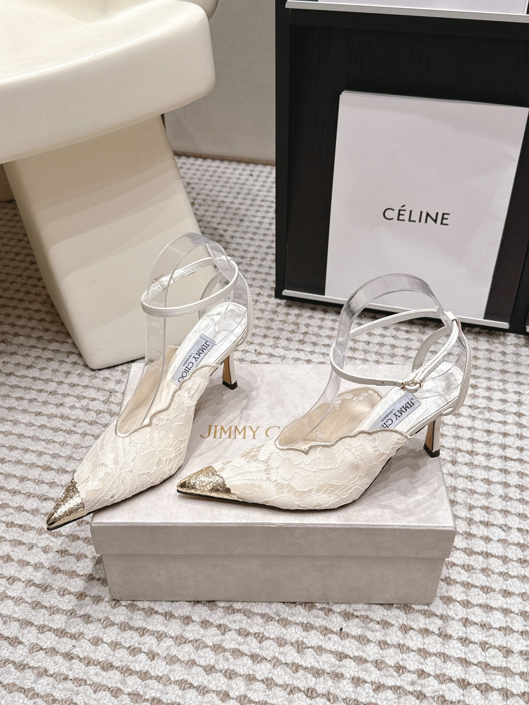 Jimmy Choo 2026 Faiz Slingback Lace 930959