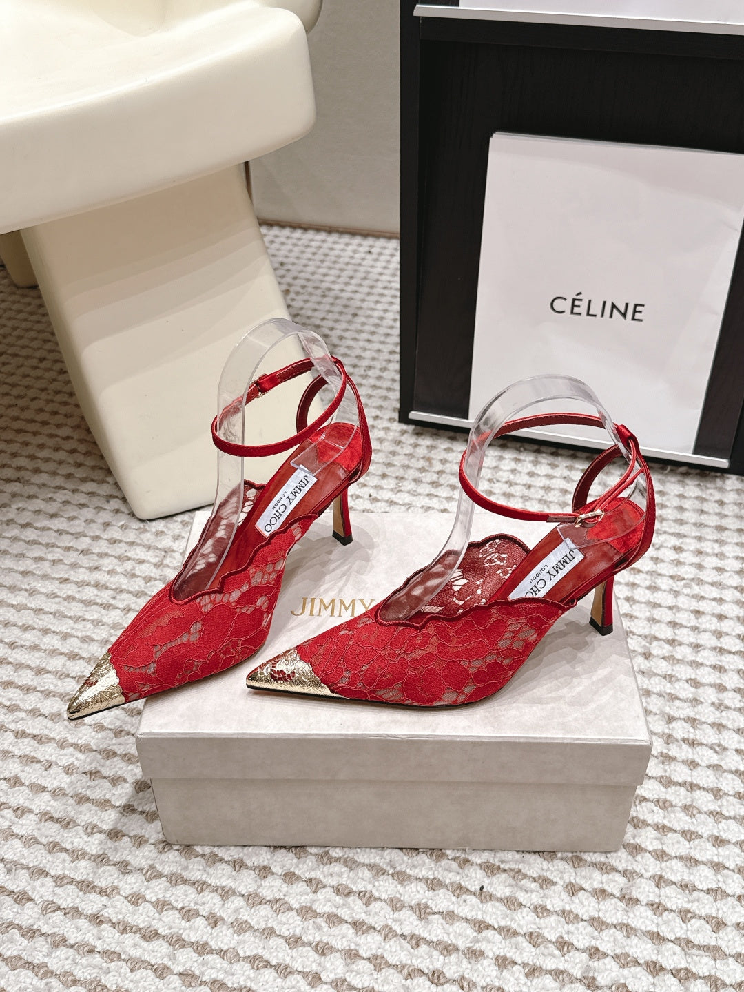 Jimmy Choo 2026 Faiz Slingback Lace 930959