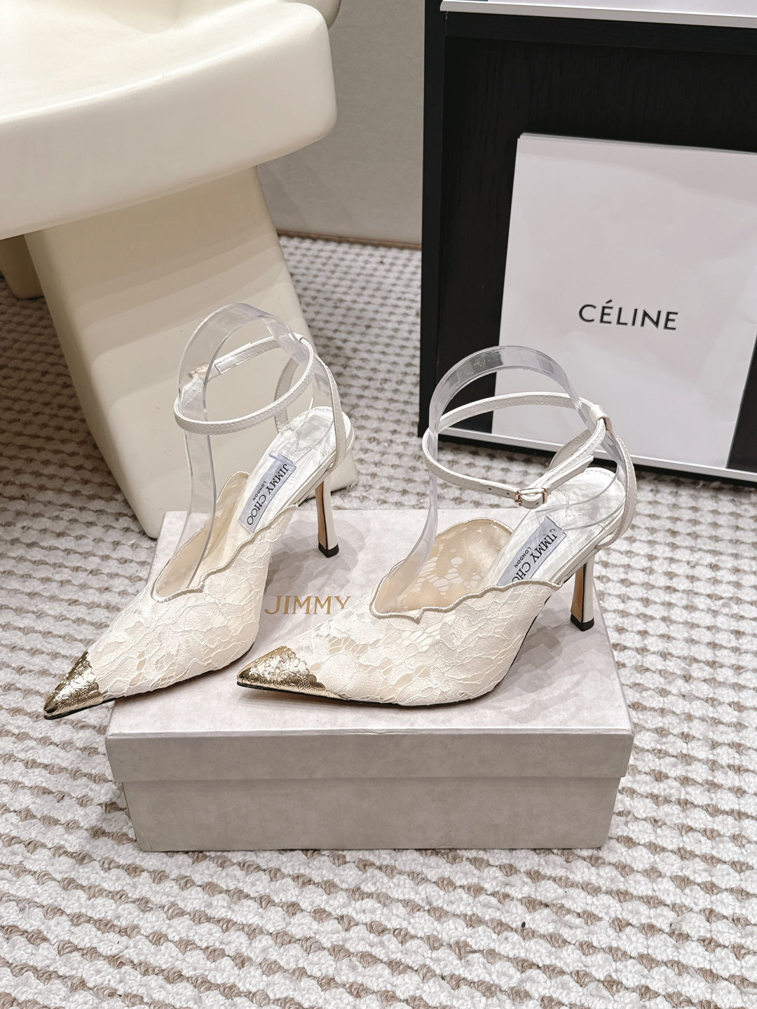 Jimmy Choo 2026 Faiz Slingback Lace 930959