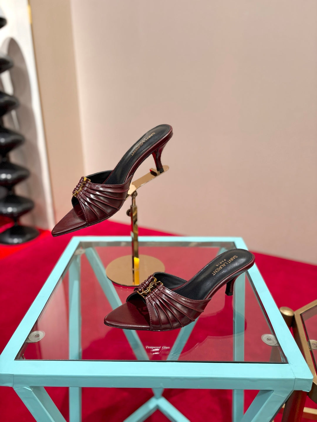 YSL 2026 Sandal Smooth Calfskin 925205