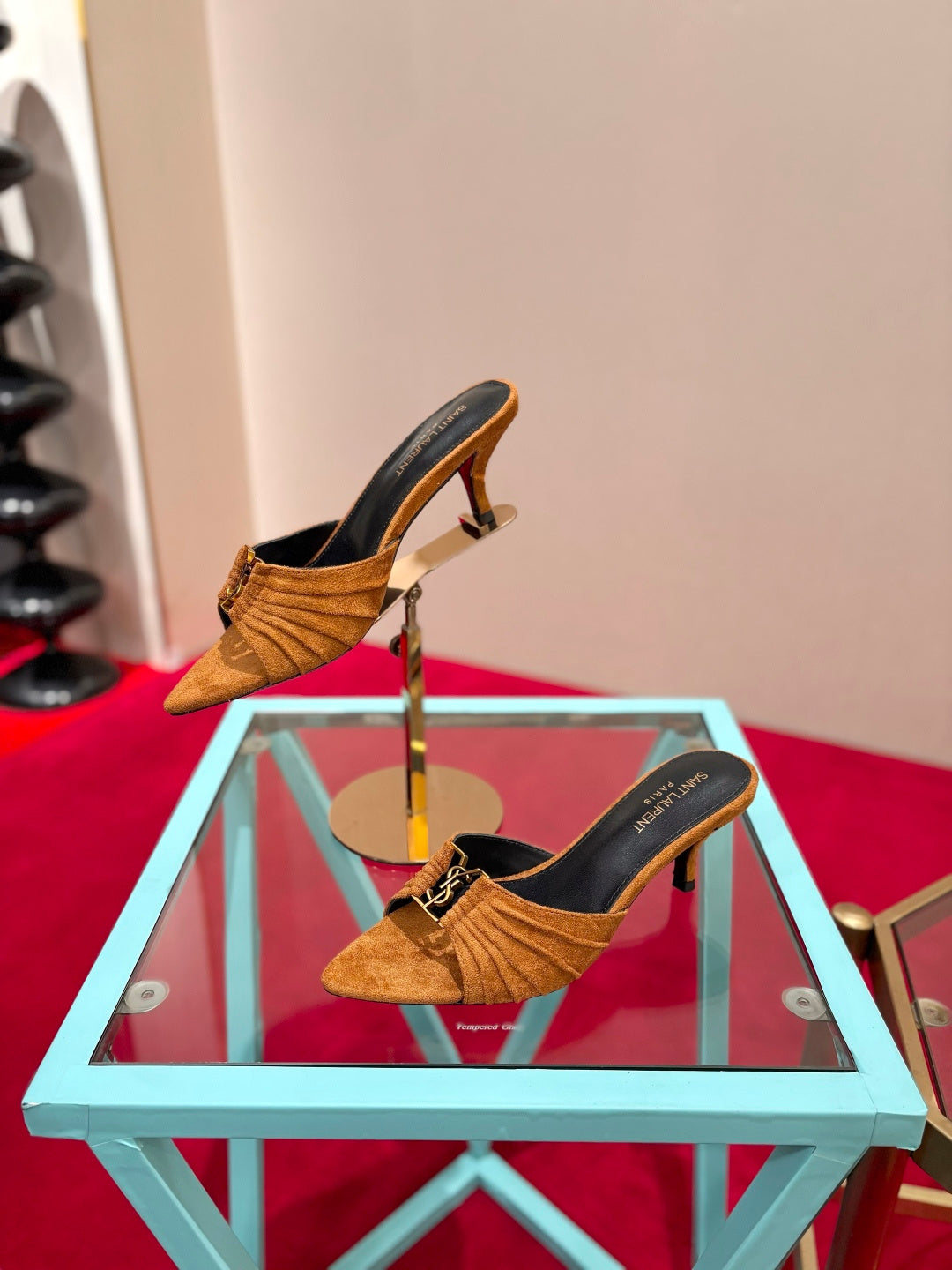 YSL 2026 Sandal Smooth Calfskin 925205