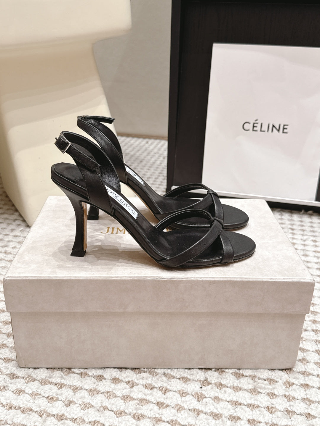 Jimmy Choo 2026 Elsy Sandals Suede Leather 930980