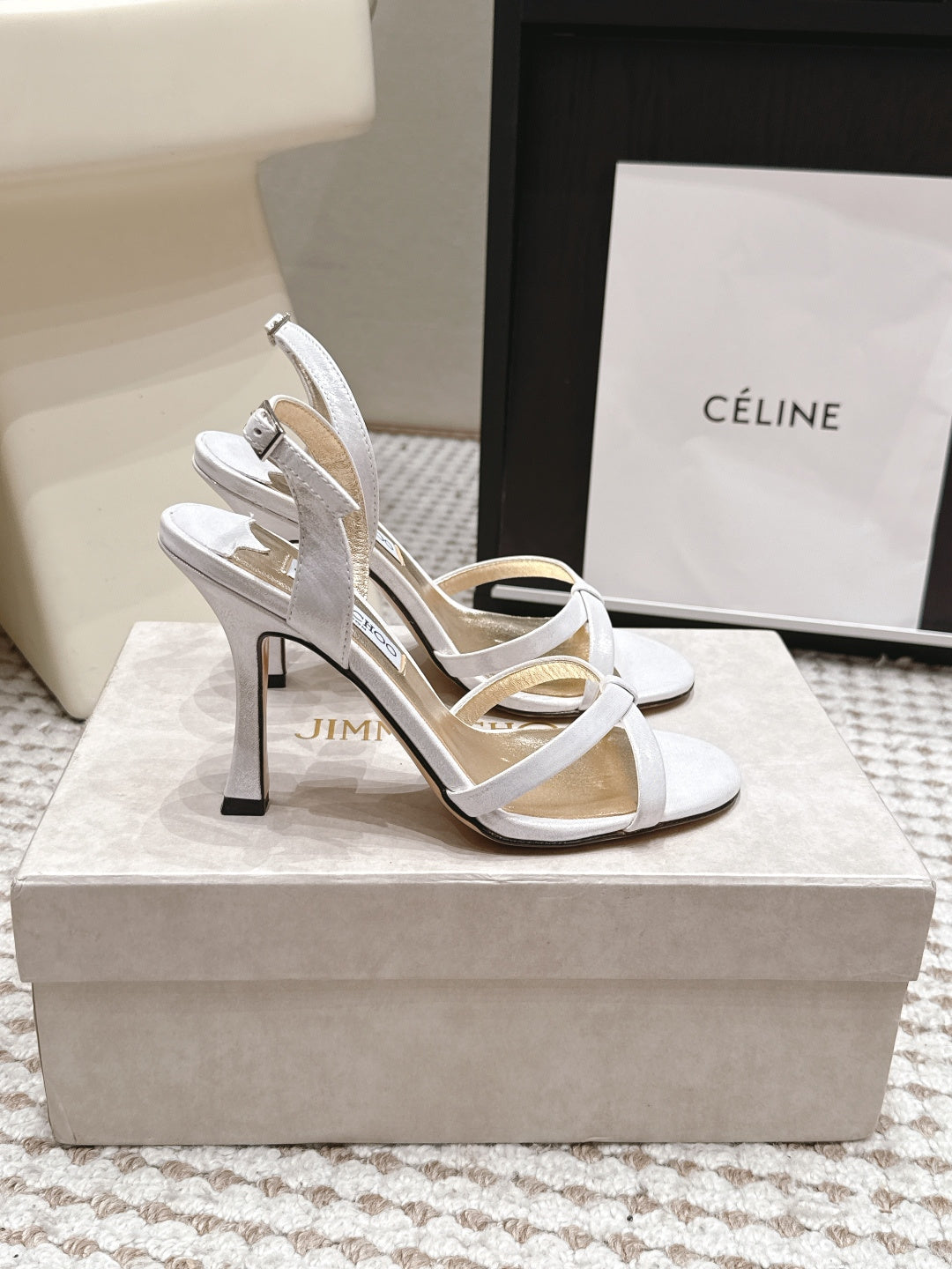 Jimmy Choo 2026 Elsy Sandals Suede Leather 930980