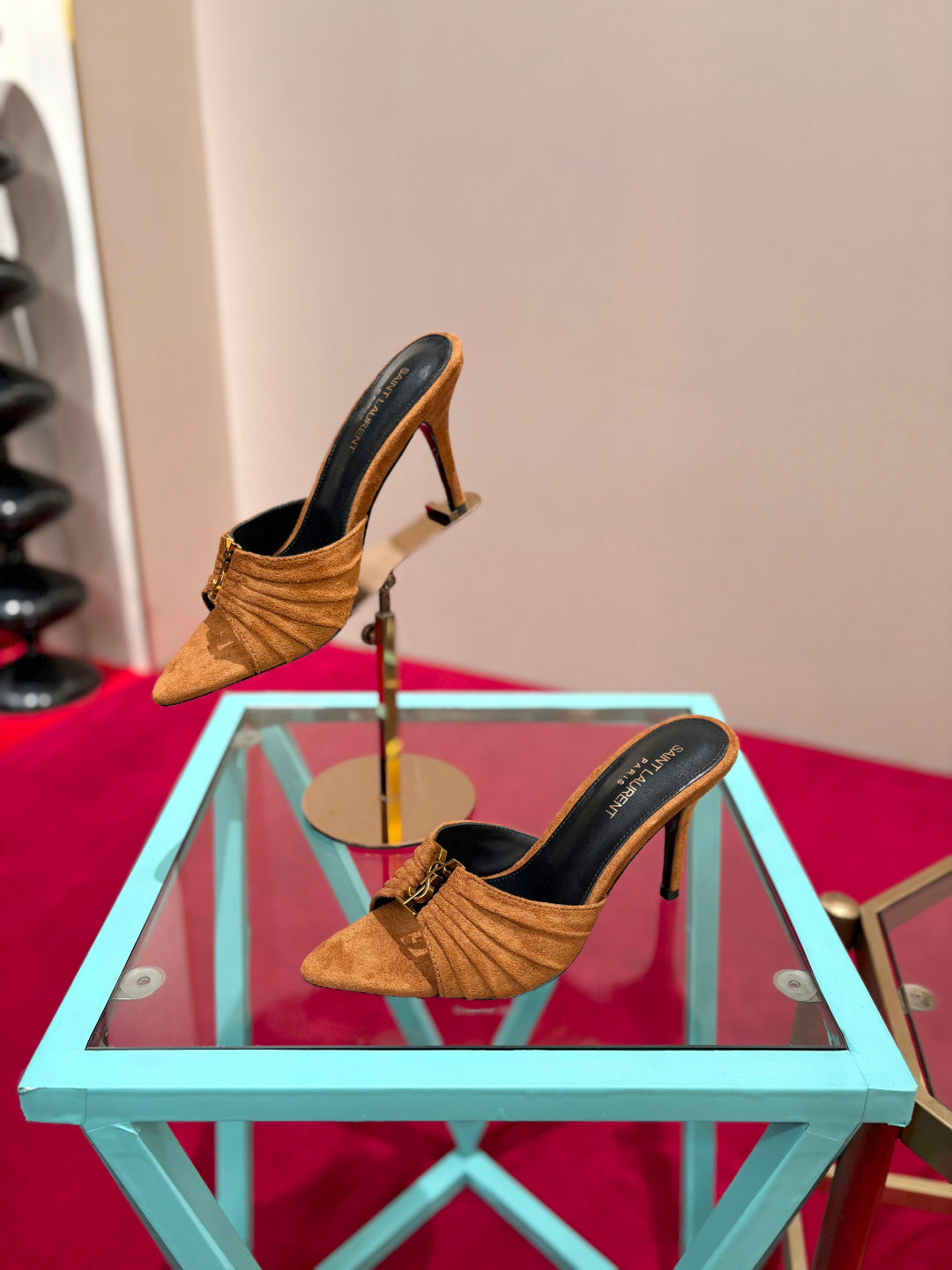 YSL 2026 Sandal Smooth Calfskin 925205