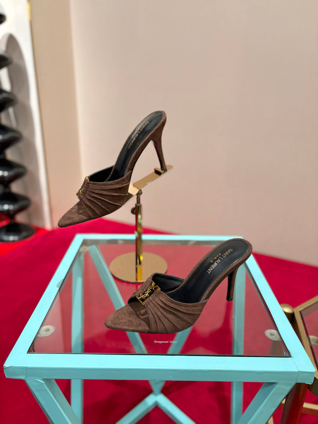 YSL 2026 Sandal Smooth Calfskin 925205