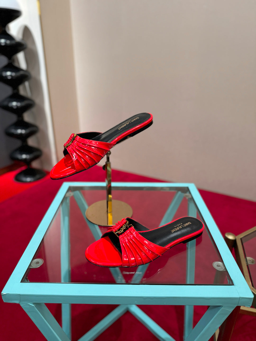 YSL 2026 Sandal Smooth Calfskin 925205