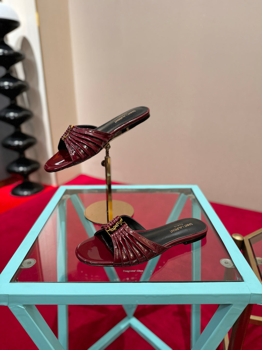 YSL 2026 Sandal Smooth Calfskin 925205