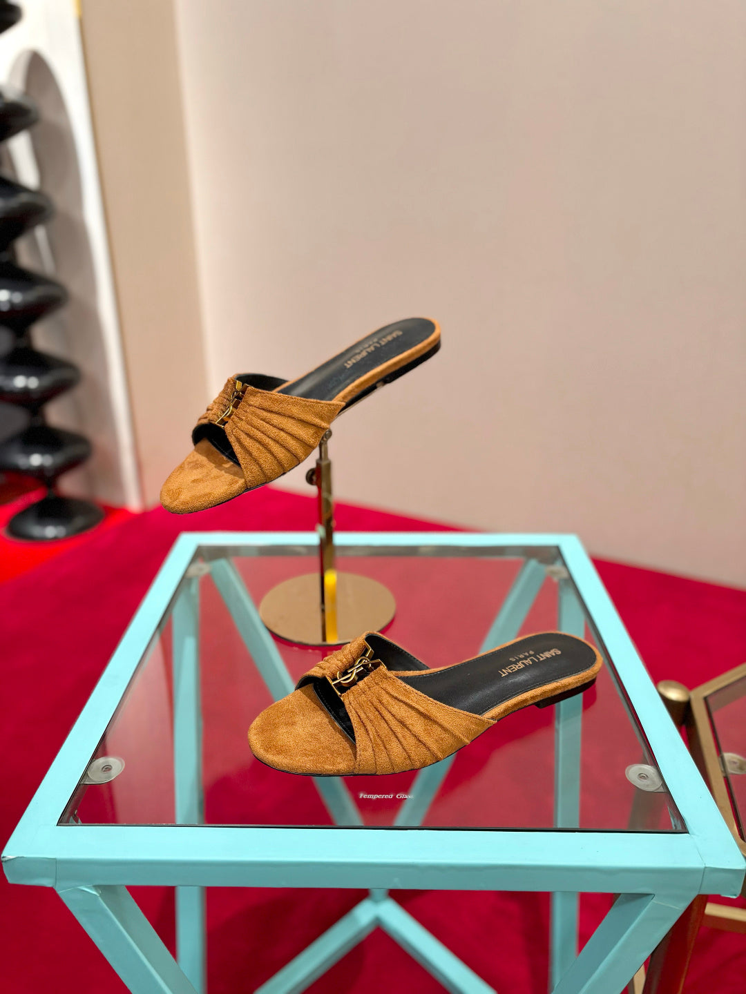 YSL 2026 Sandal Smooth Calfskin 925205