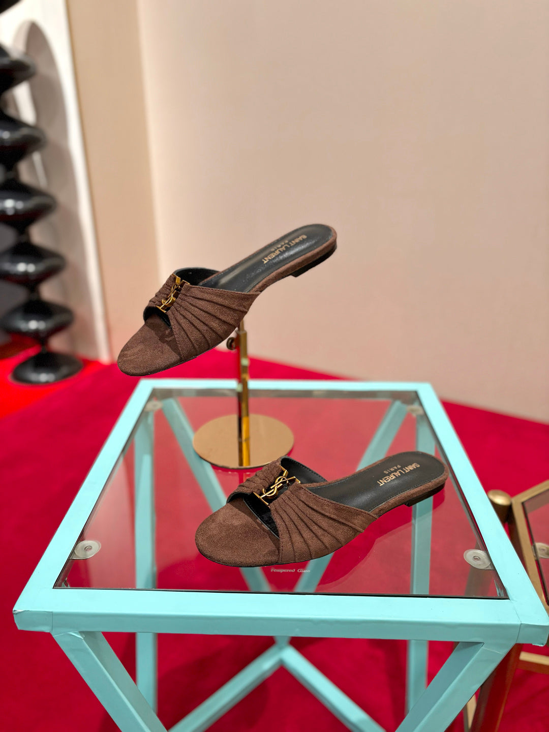 YSL 2026 Sandal Smooth Calfskin 925205