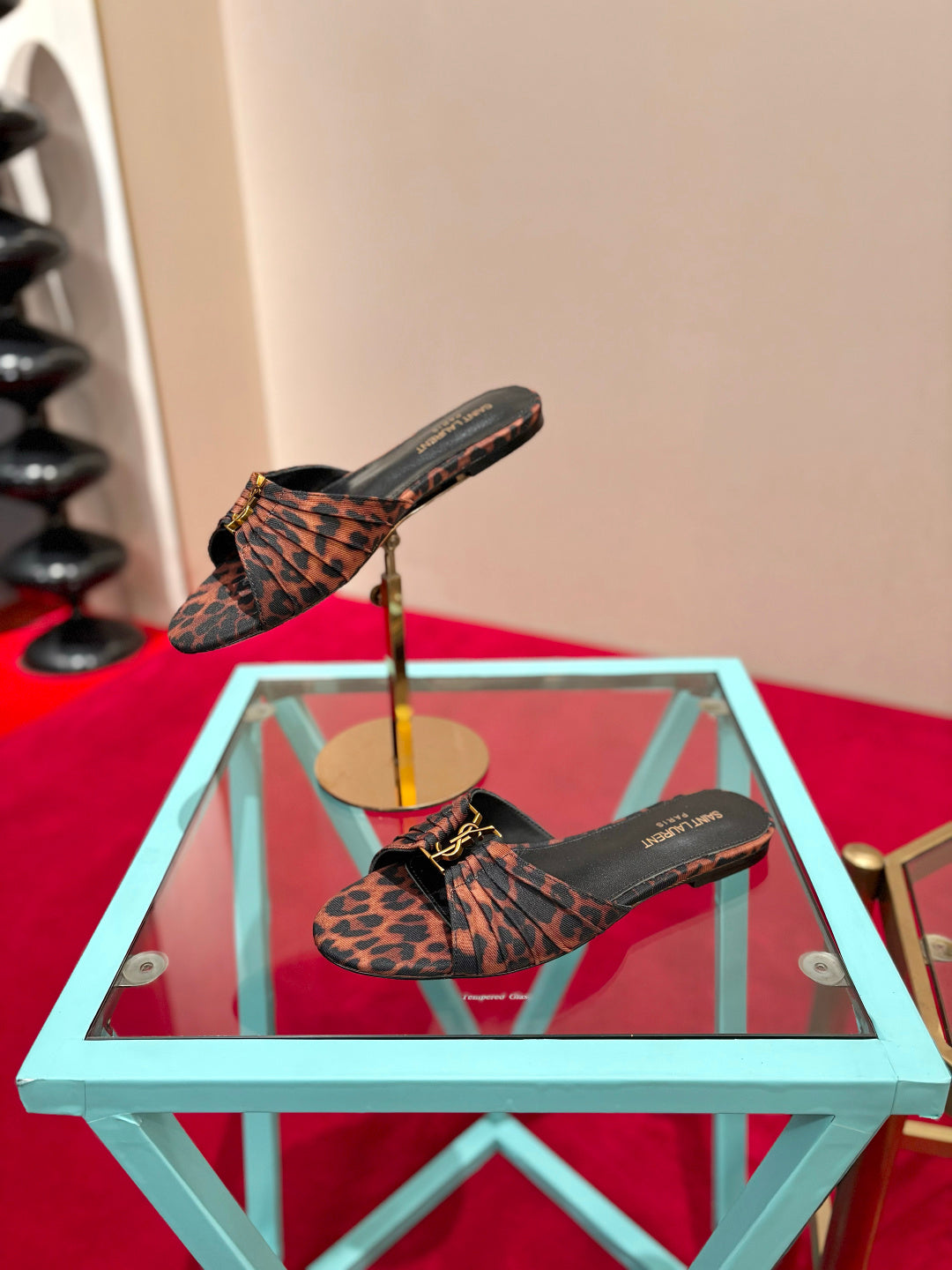 YSL 2026 Sandal Smooth Calfskin 925205