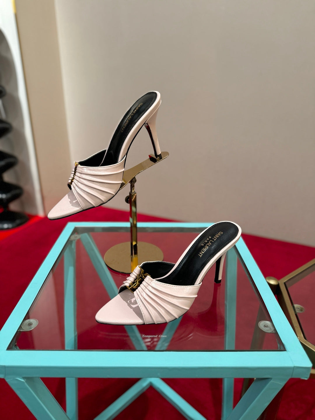 YSL 2026 Sandal Smooth Calfskin 925205
