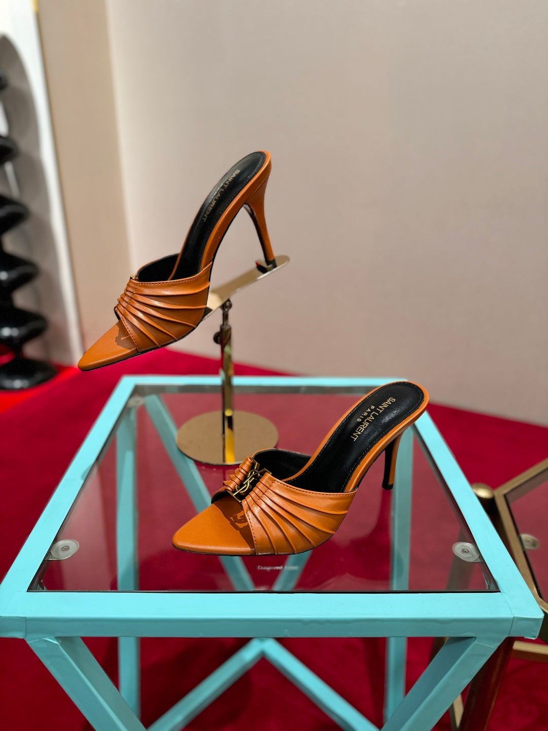 YSL 2026 Sandal Smooth Calfskin 925205