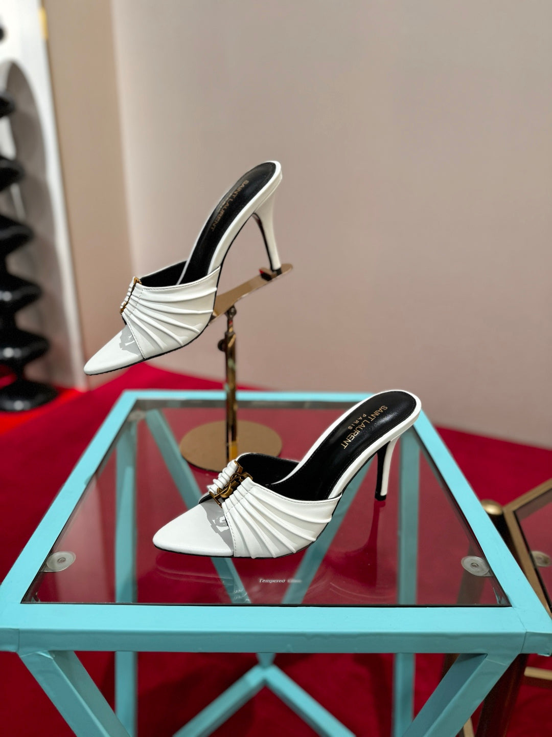YSL 2026 Sandal Smooth Calfskin 925205