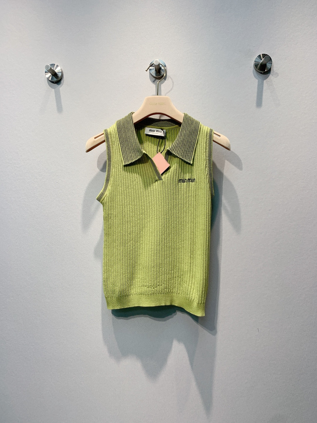 MiuMiu 2026 Knit Vest Wool 400348